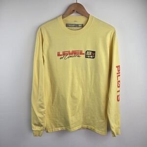 Twenty One Pilots Level Of Concern T Shirt Mens Medium Yellow Long Sleeve 2020